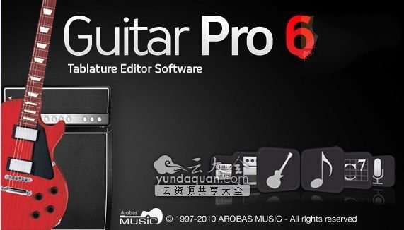吉他谱软件Guitar.Pro.v6.0.1.(05.26.更新.Guitar pro 6完美激活版下载+激活教程)网盘下载